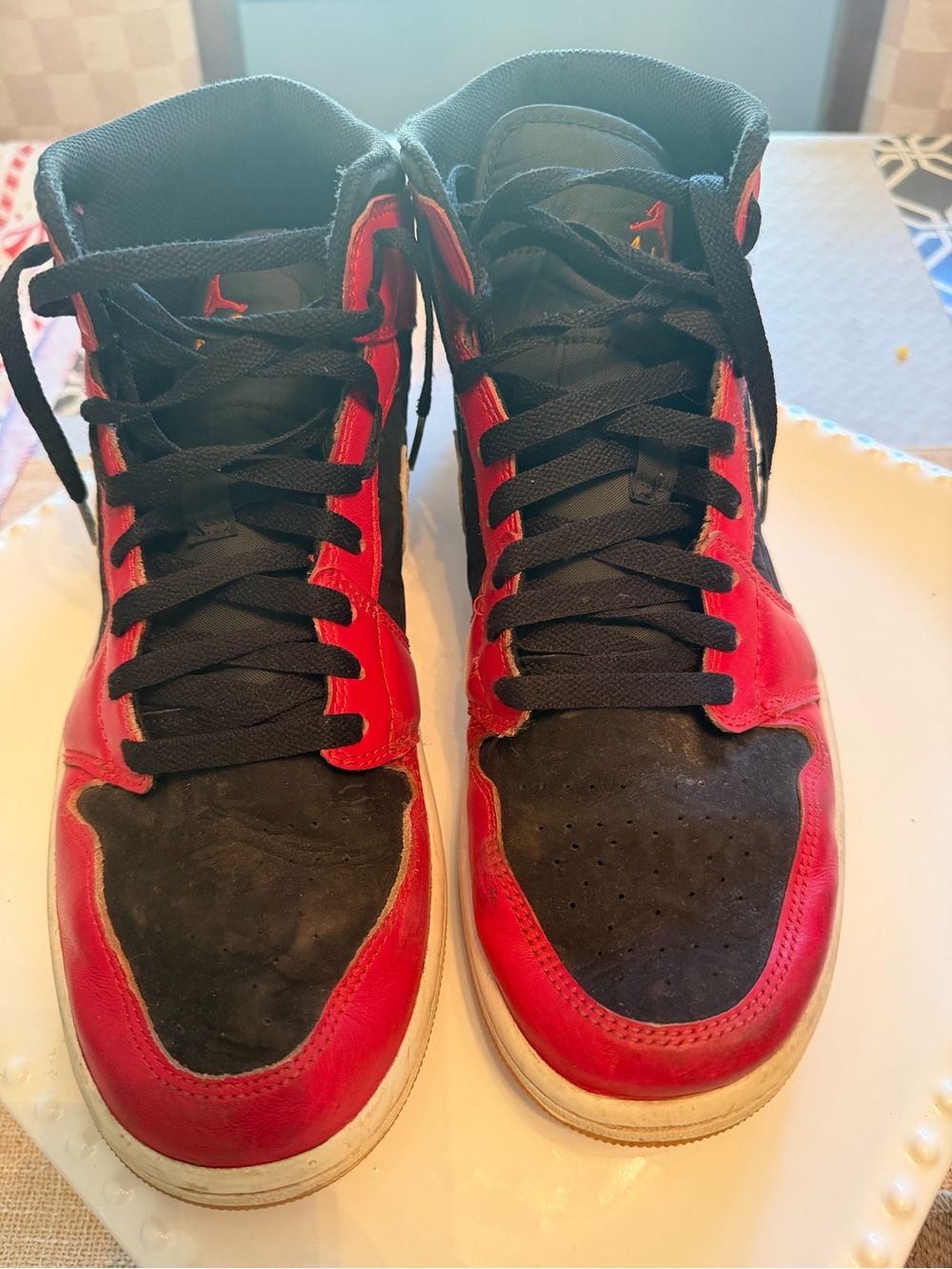 Jordan Air Jordan 1 Retro High OG Craft Gym Red Black Size 10.5 - Picture 5 of 6